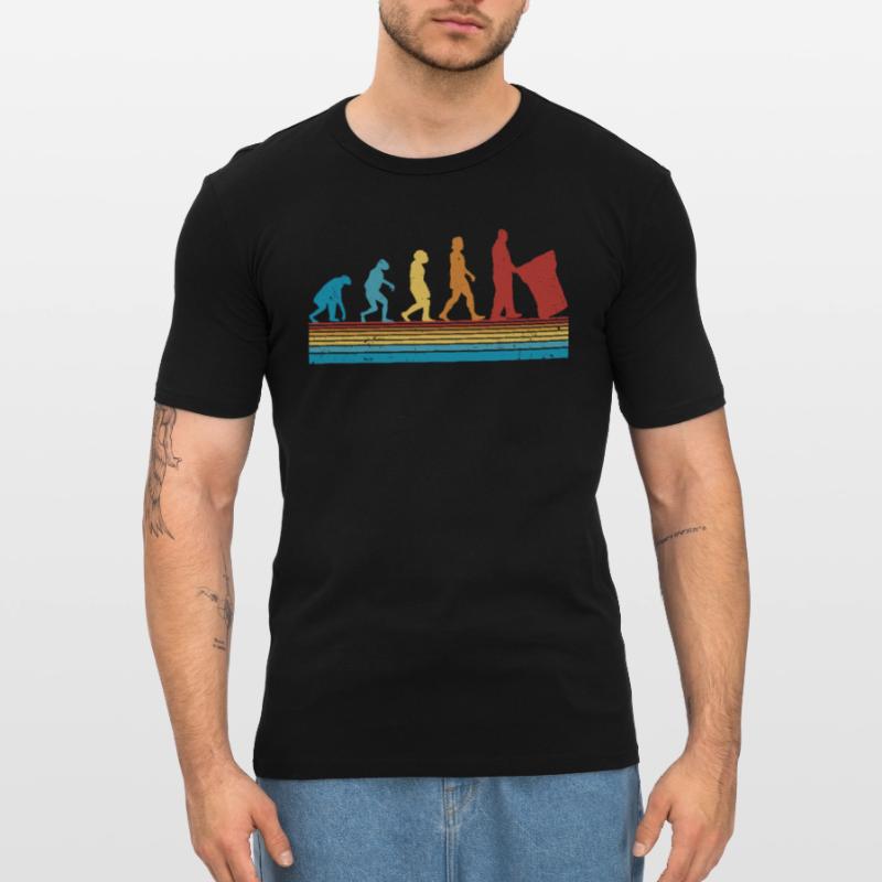 Garbage Man Evolution Camion à ordures T-shirt près du corps Homme