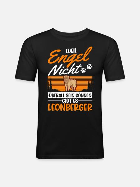 Leonberger Engel - T-shirt près du corps Homme - noir