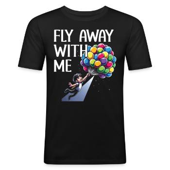 Paroles Mélomanes Auteurs-compositeurs Festival de musique - T-shirt près du corps Homme - noir - Devant - Nik (191cm)