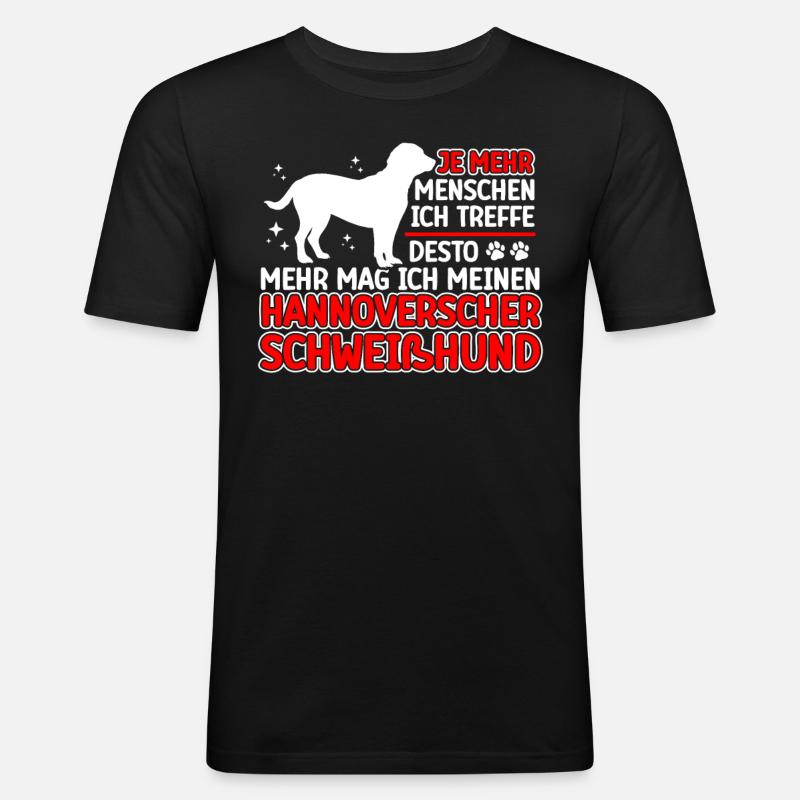 Sweathound hanovrien plus comme - T-shirt près du corps Homme - noir