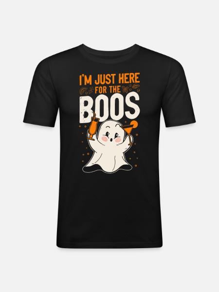 Bartender Mixologist Halloween Pun - Men's Slim Fit T-Shirt - black