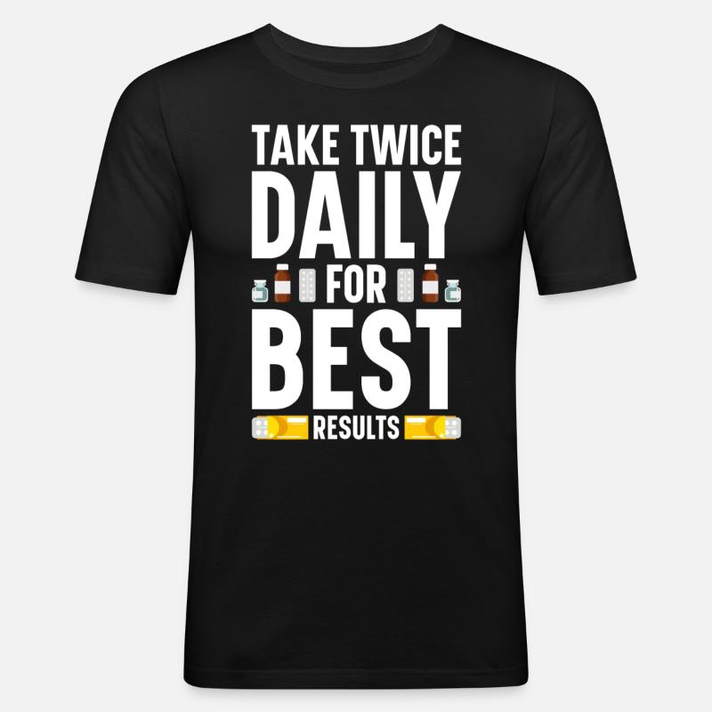 Pharmaceutical Assistant Pharmacy Technician - Men's Slim Fit T-Shirt - black