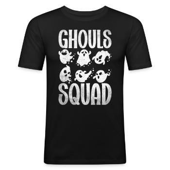 Halloween Costume - Men's Slim Fit T-Shirt - black - Front - Nik (191cm)