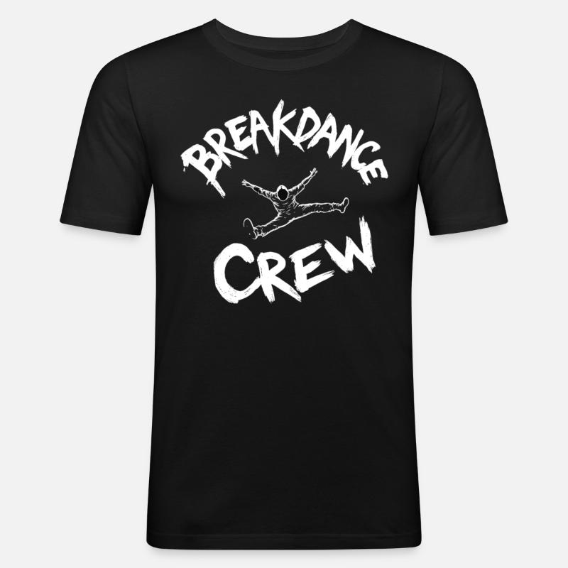 Breakdance Crew Breakdance Breakdancing Breakdance - Männer Slim Fit T-Shirt - Schwarz