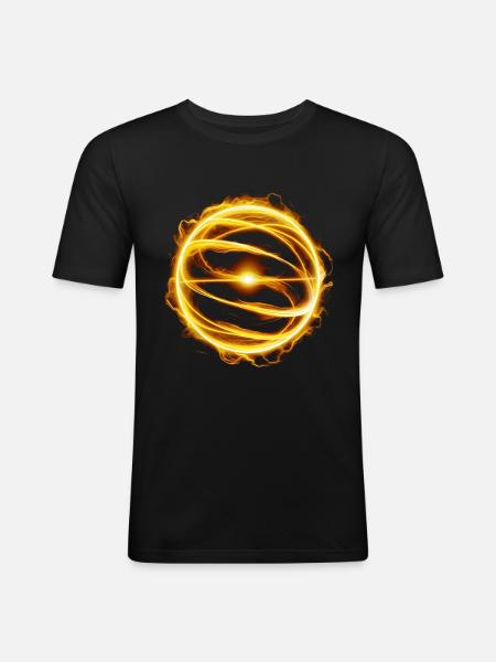 Energy ball - Men's Slim Fit T-Shirt - black