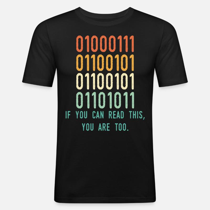 Science Nerd Physics Student Jokes Geek - Men's Slim Fit T-Shirt - black