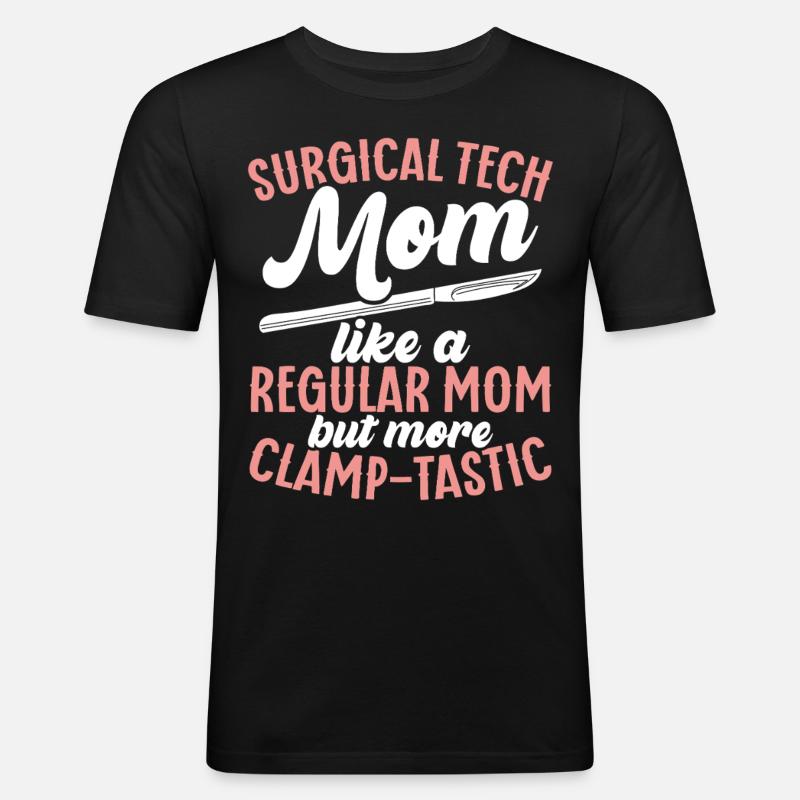 Chirurgischer Techniker Chirurgischer Technologe - Männer Slim Fit T-Shirt - Schwarz