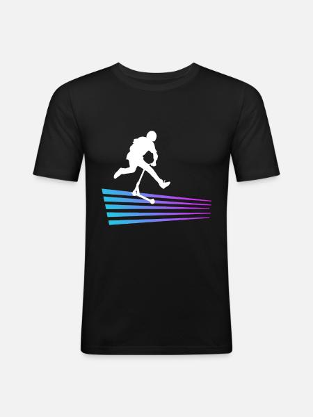 freestyle scooter - Men's Slim Fit T-Shirt - black