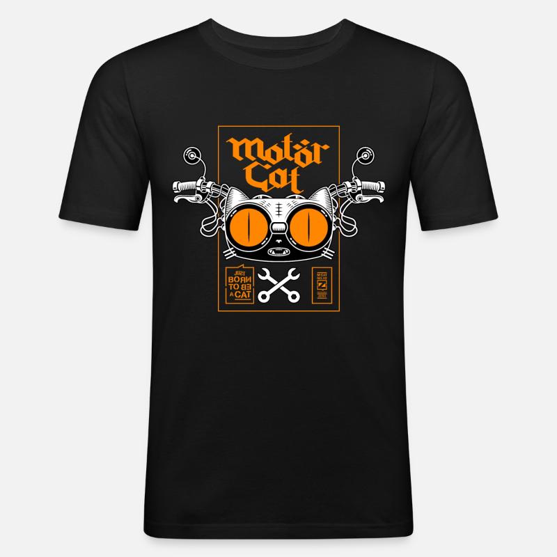 MOTORCAT 02 - Men's Slim Fit T-Shirt - black
