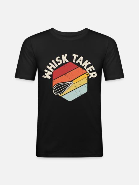 Baking Baker Bakery - Men's Slim Fit T-Shirt - black
