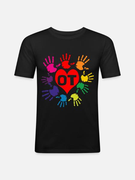 therapy - Men's Slim Fit T-Shirt - black