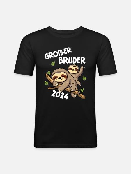 Big Brother 2024 - Men's Slim Fit T-Shirt - black