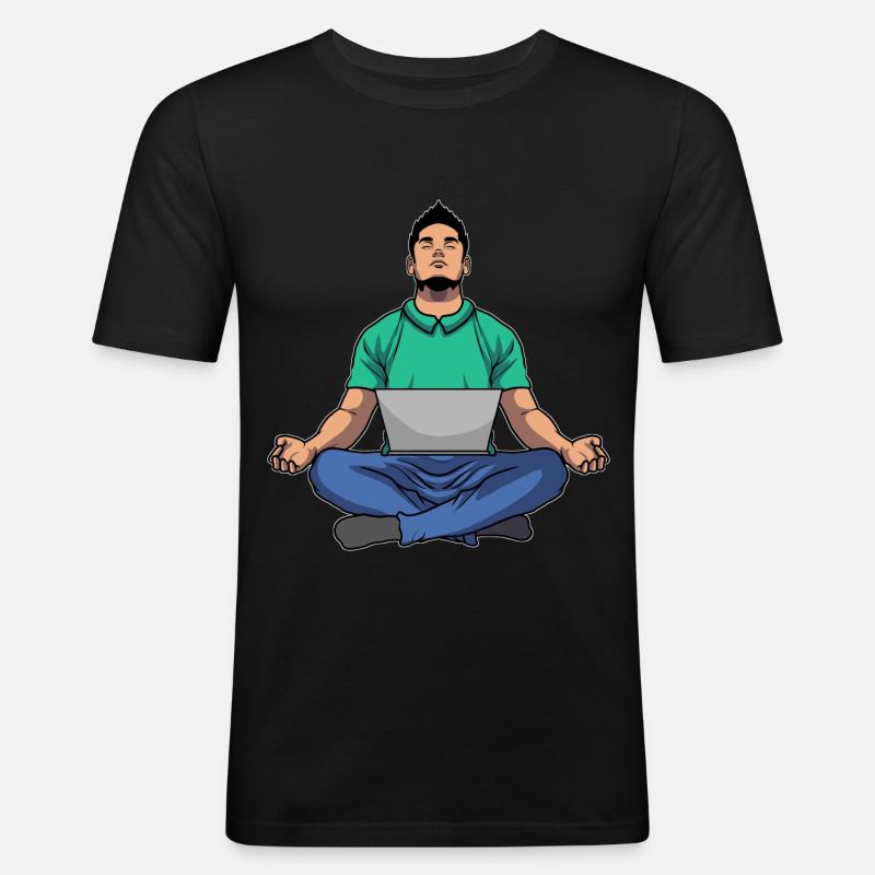 Programmer Coder Software Developer - Men's Slim Fit T-Shirt - black