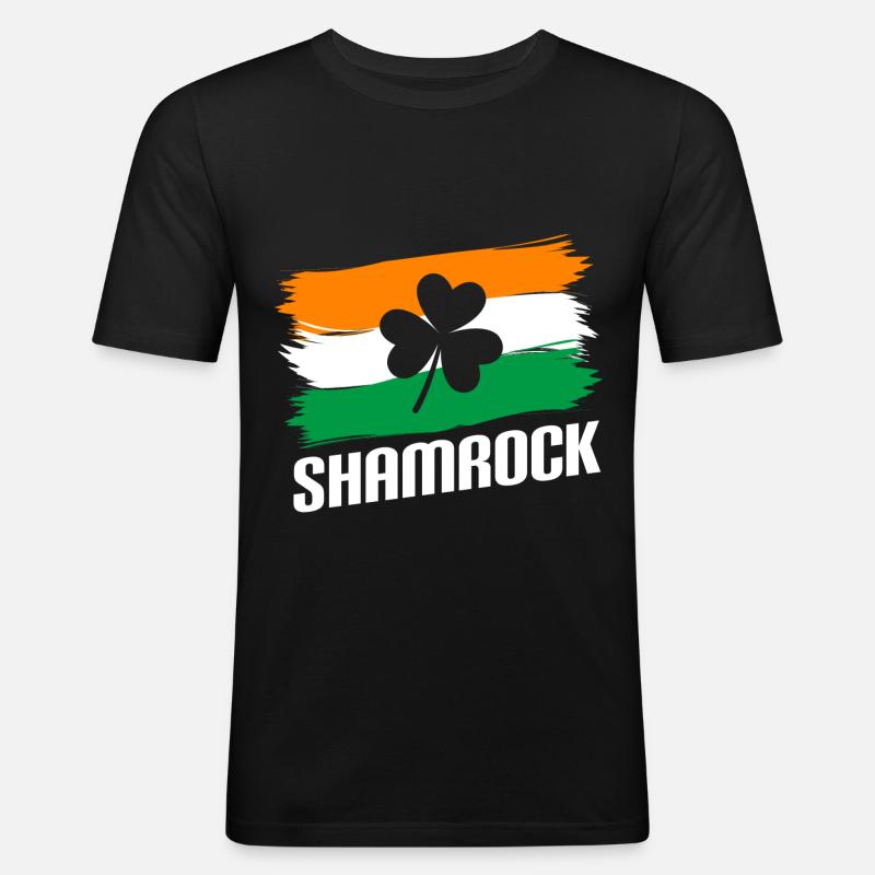 Glücklich Positiv Geld - Männer Slim Fit T-Shirt - Schwarz