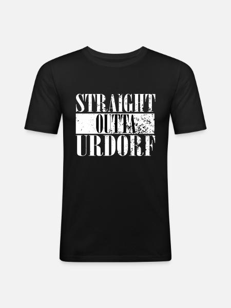 urdorf - Men's Slim Fit T-Shirt - black