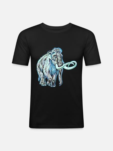 mammoth - Men's Slim Fit T-Shirt - black