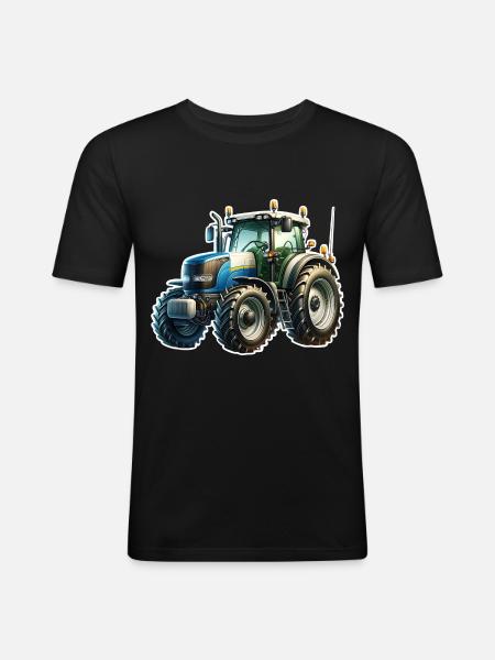 Tractor - Men's Slim Fit T-Shirt - black
