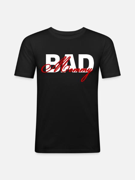 Bad Mommy - Men's Slim Fit T-Shirt - black