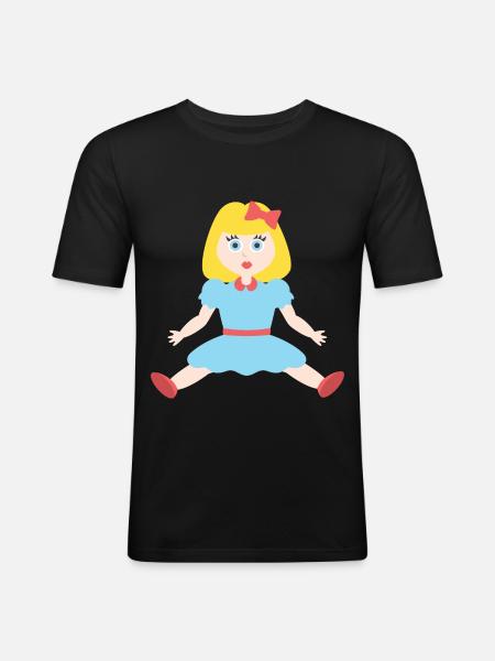 Doll - Men's Slim Fit T-Shirt - black