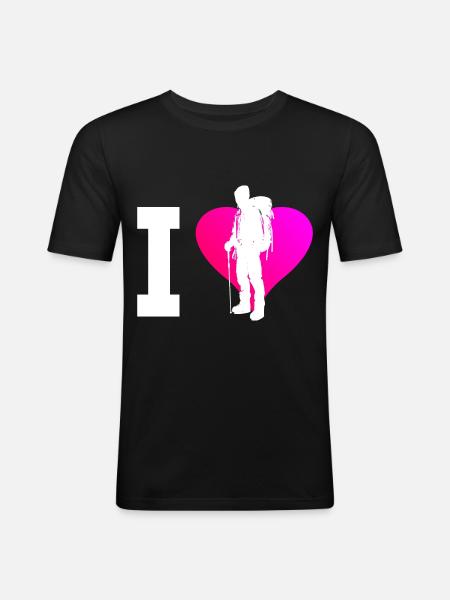 Women's Climber Climbing Climber - Men's Slim Fit T-Shirt - black
