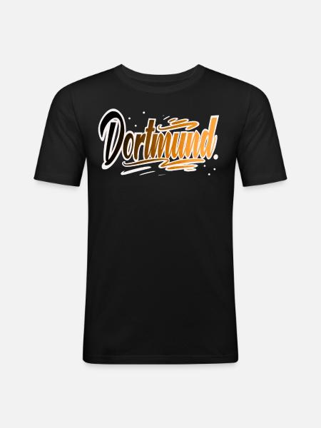 Dortmund - Men's Slim Fit T-Shirt - black