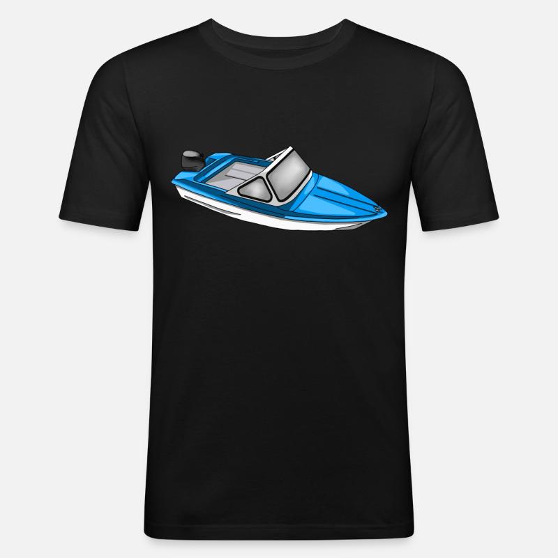 Ibis Boot der DDR - Männer Slim Fit T-Shirt - Schwarz