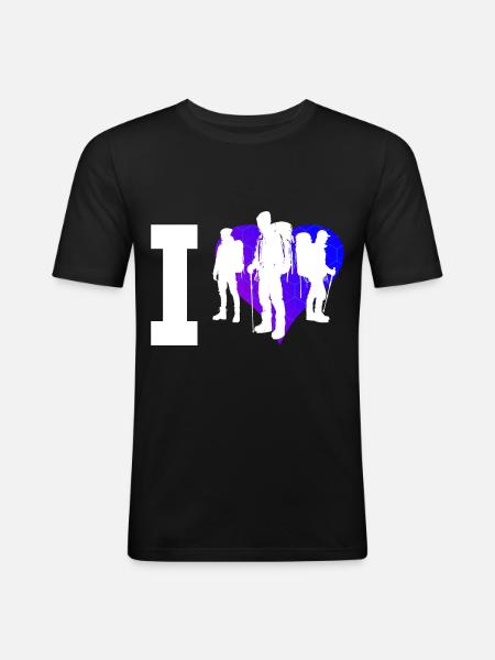 Bouldering Climbing Climbing Climber Bouldering - Men's Slim Fit T-Shirt - black