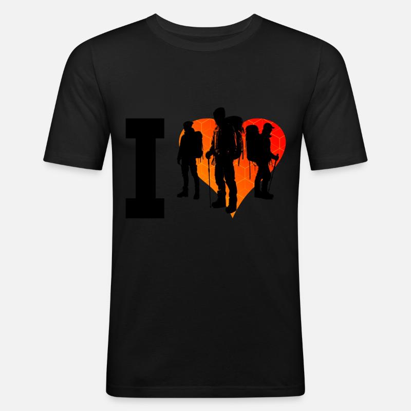 Climber Boulder Climbing Climber Bouldering - Men's Slim Fit T-Shirt - black