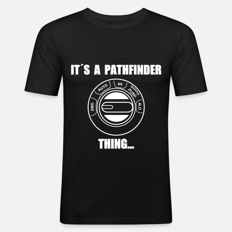 C'est une chose Pathfinder - T-shirt près du corps Homme - noir
