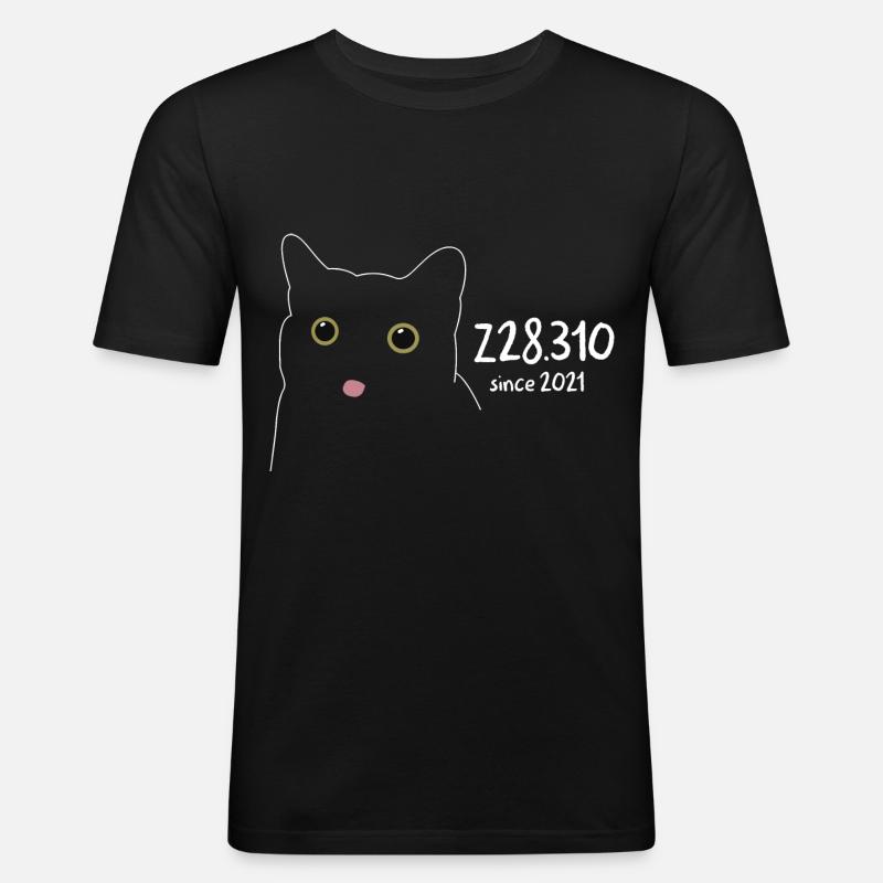 Z28.310 since 2021 Code - Men's Slim Fit T-Shirt - black