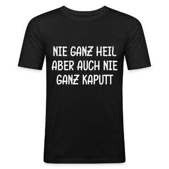 Lada Shiguli Russischer Suv - Männer Slim Fit T-Shirt - Schwarz - Vorne - Nik (191cm)
