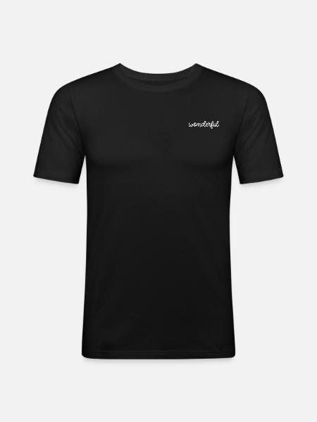 Wonderful - Men's Slim Fit T-Shirt - black