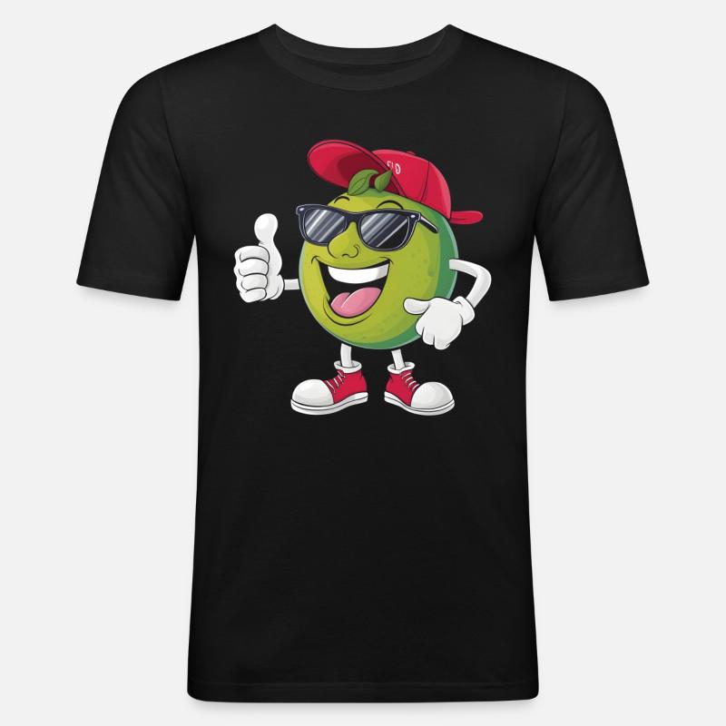 Guave - Männer Slim Fit T-Shirt - Schwarz