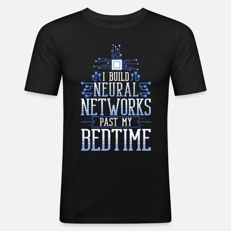 Datenwissenschaftler Data Science Wissenschaft - Männer Slim Fit T-Shirt - Schwarz