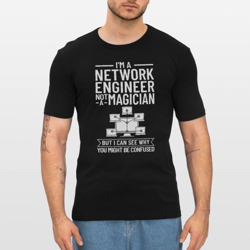Netzwerkingenieur Network Engineer Computer Men's Slim Fit T-Shirt