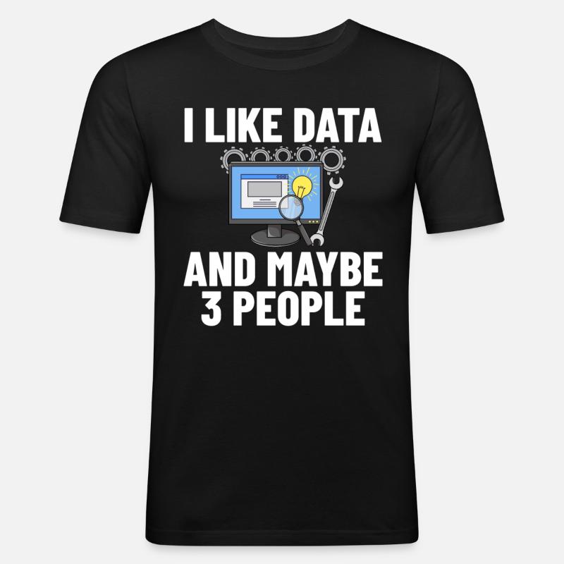 Software Entwicklung Softwareentwickler Entwickler - Männer Slim Fit T-Shirt - Schwarz