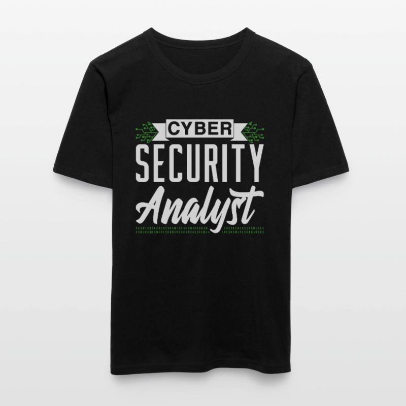 Analyste de cybersécurité Hacker IT Security Hack T-shirt près du corps Homme