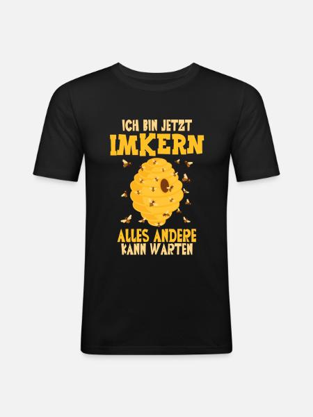 Beekeeper Beekeeper - Men's Slim Fit T-Shirt - black