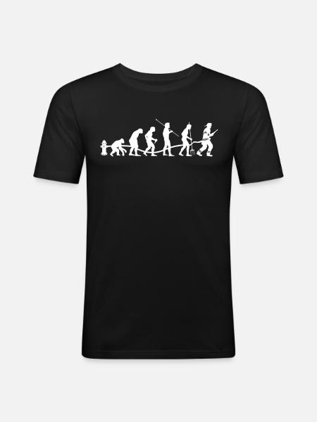 Firefighter Fire Brigade - Men's Slim Fit T-Shirt - black
