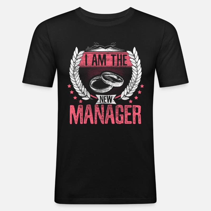 Ehe Ehefrau Bräutigam - Männer Slim Fit T-Shirt - Schwarz