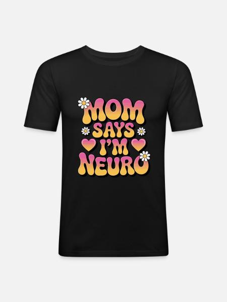 Neurodivers - Men's Slim Fit T-Shirt - black