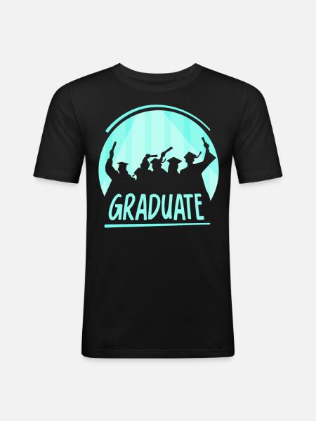 Graduate Graduate Graduate Festival - Men's Slim Fit T-Shirt - black