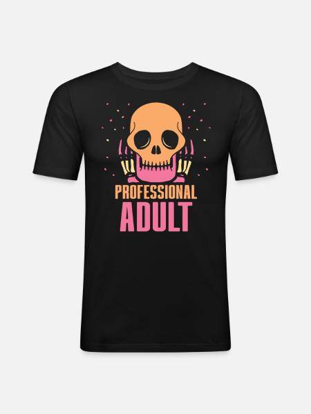 Professional Adult Adult Birthday - Men's Slim Fit T-Shirt - black