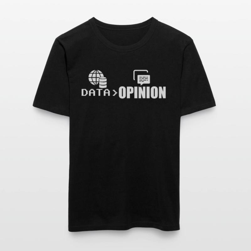 Data > Opinion Coder Programmierer Coding Code Männer Slim Fit T-Shirt