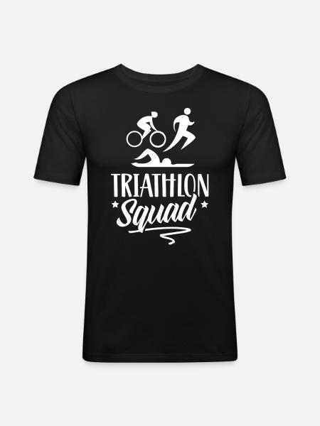 Triathlon Team Triathlons Triathlete Triathlete - Men's Slim Fit T-Shirt - black