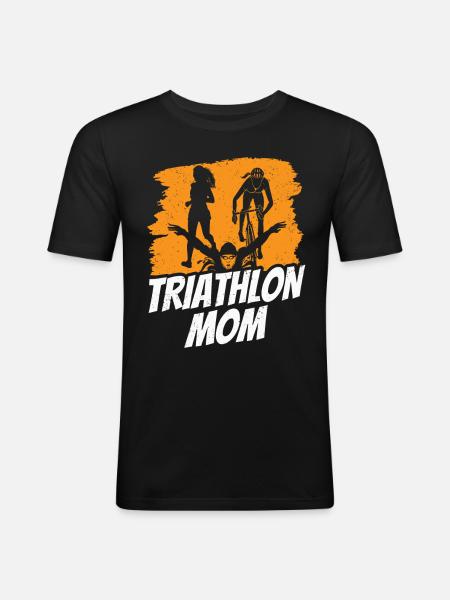 Triathlon Mama Triathlons Triathlete Triathlete - Men's Slim Fit T-Shirt - black
