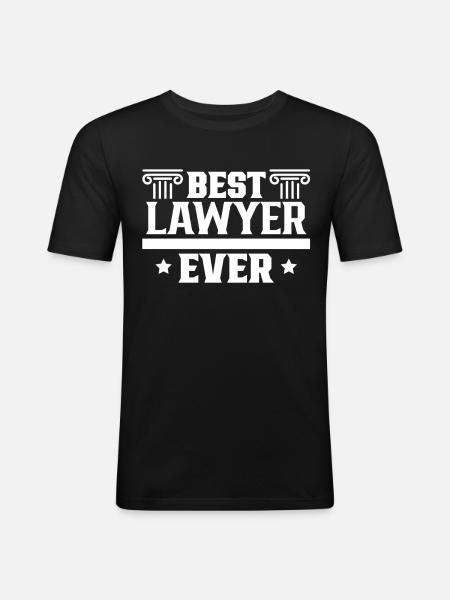 Meilleur avocat Avocat Avocat - T-shirt près du corps Homme - noir