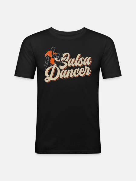 Salsa Dancer Hobby Dance Dancing - Men's Slim Fit T-Shirt - black