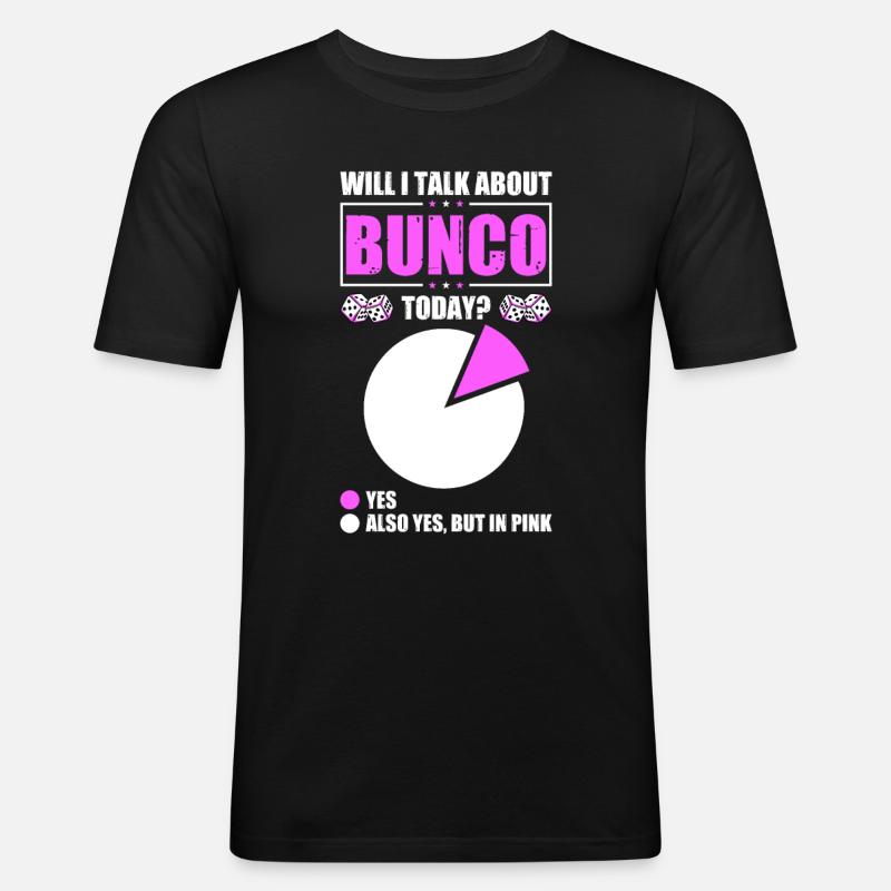 Bunco - Männer Slim Fit T-Shirt - Schwarz