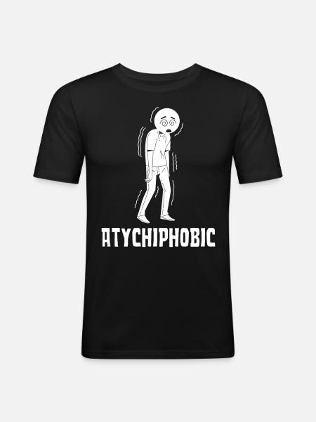 Atychiphobia Graph Atychiphobia Consciousness - Men's Slim Fit T-Shirt - black